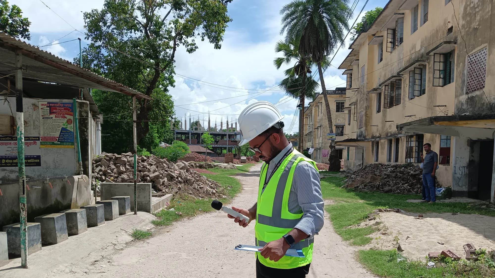 Site photo from the integrated govt office buildings five districts project, image 1.