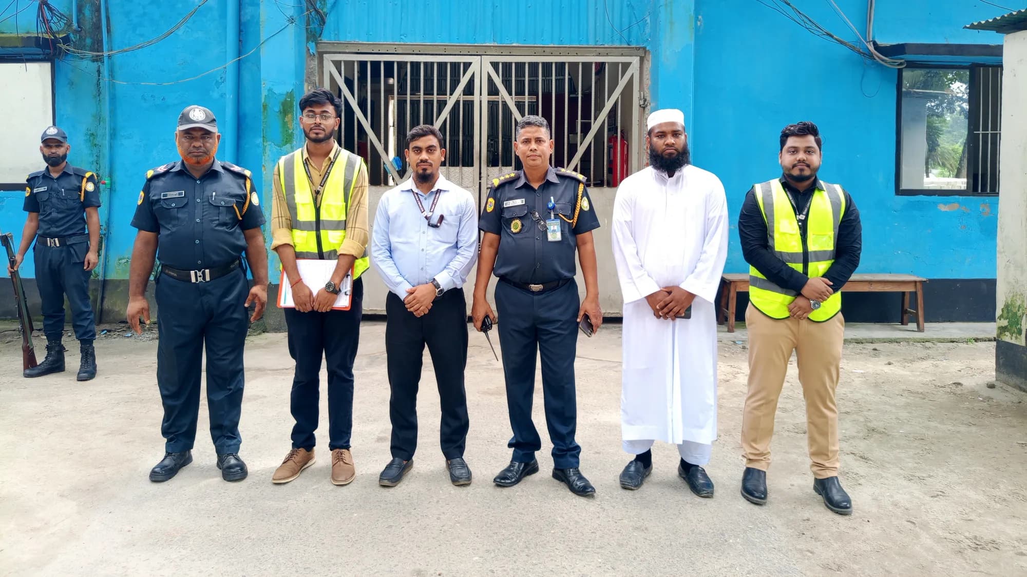 Site photo from the kurigram district jail reconstruction project, image 1.