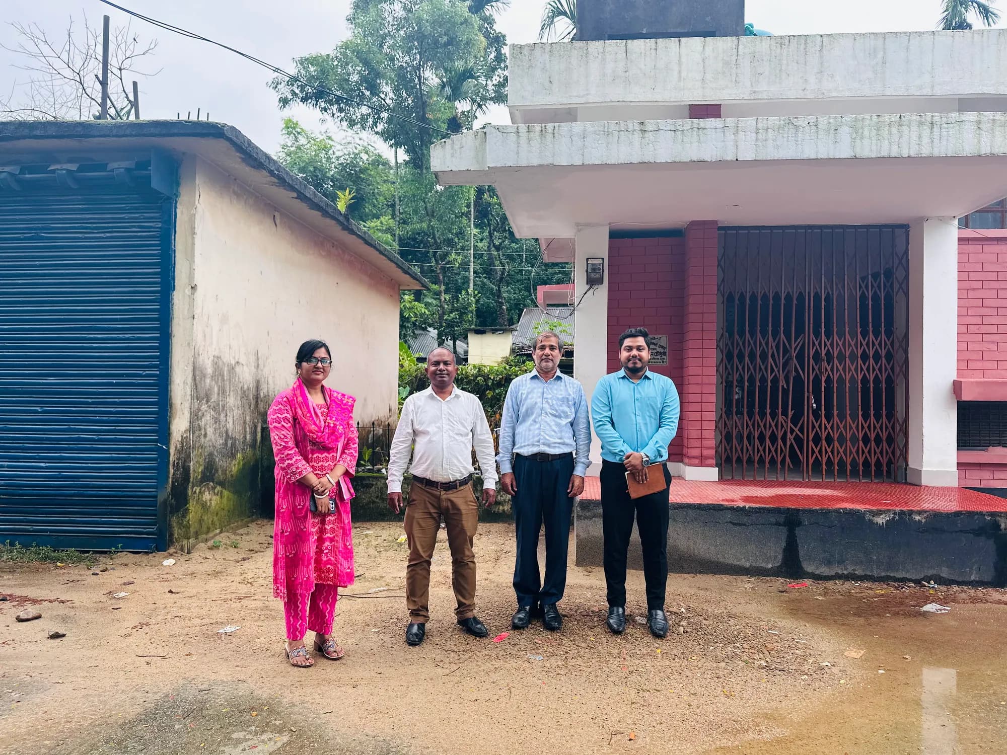 Site photo from the store cum office buildings upazila health complexes project, image 1.
