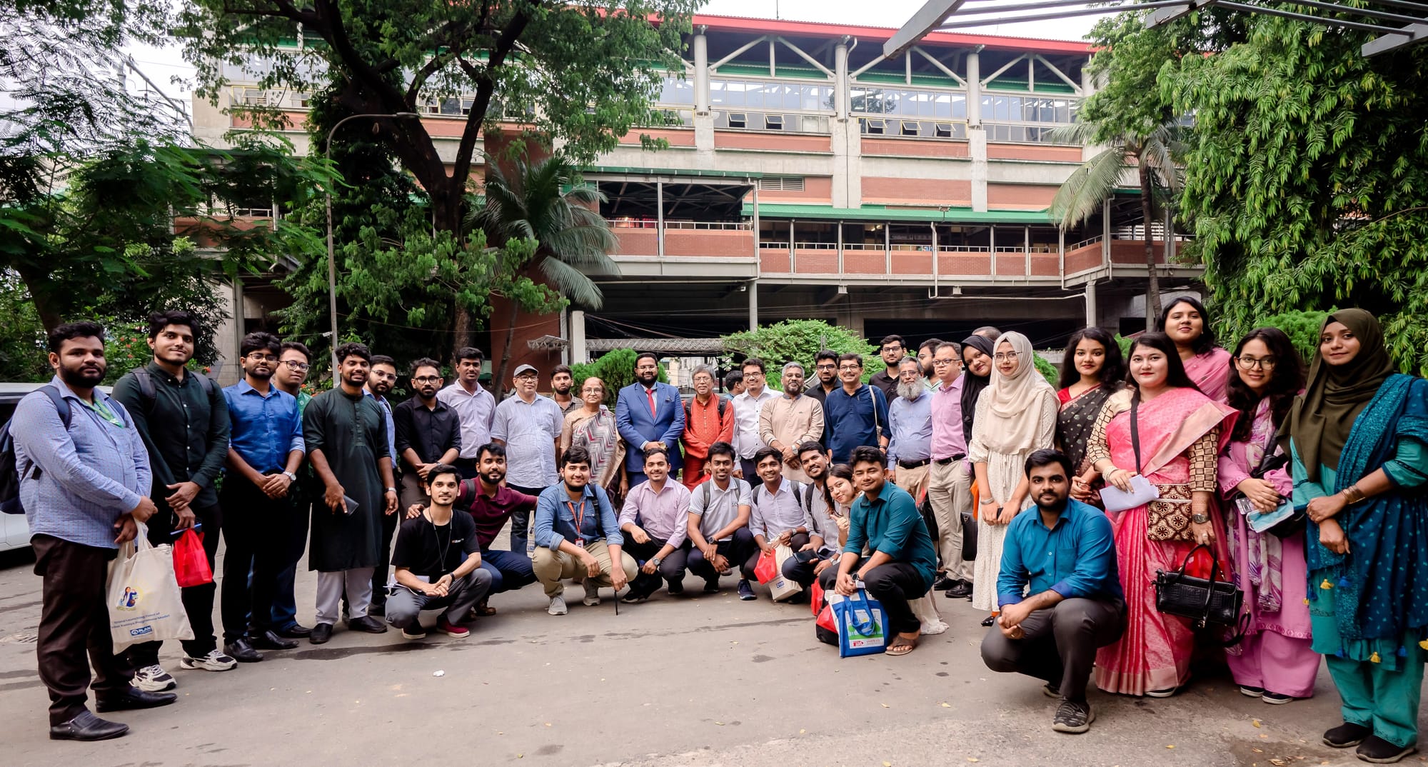 Group photo with participants