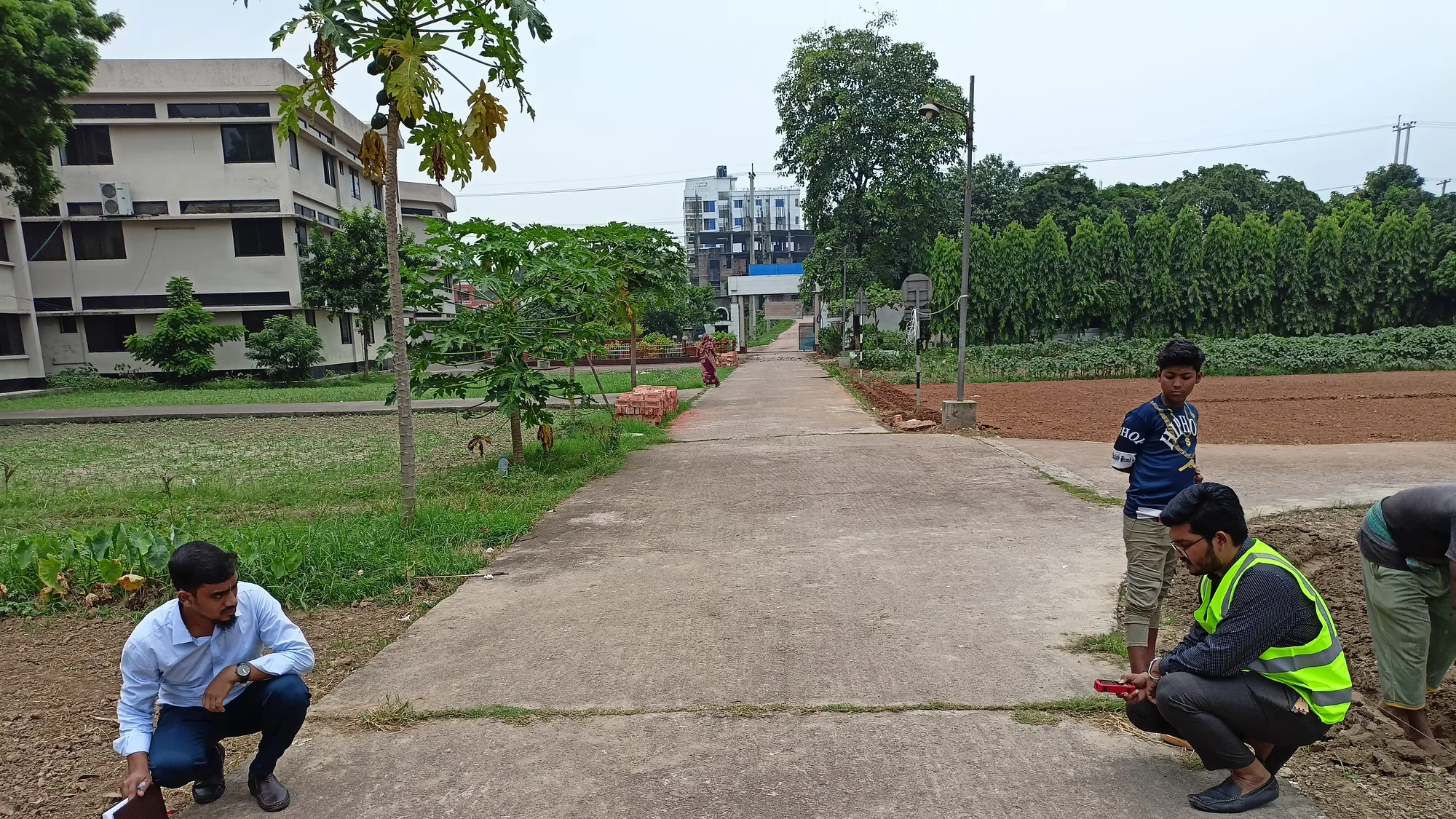Site photo from the central human resource development center savar project, image 1.