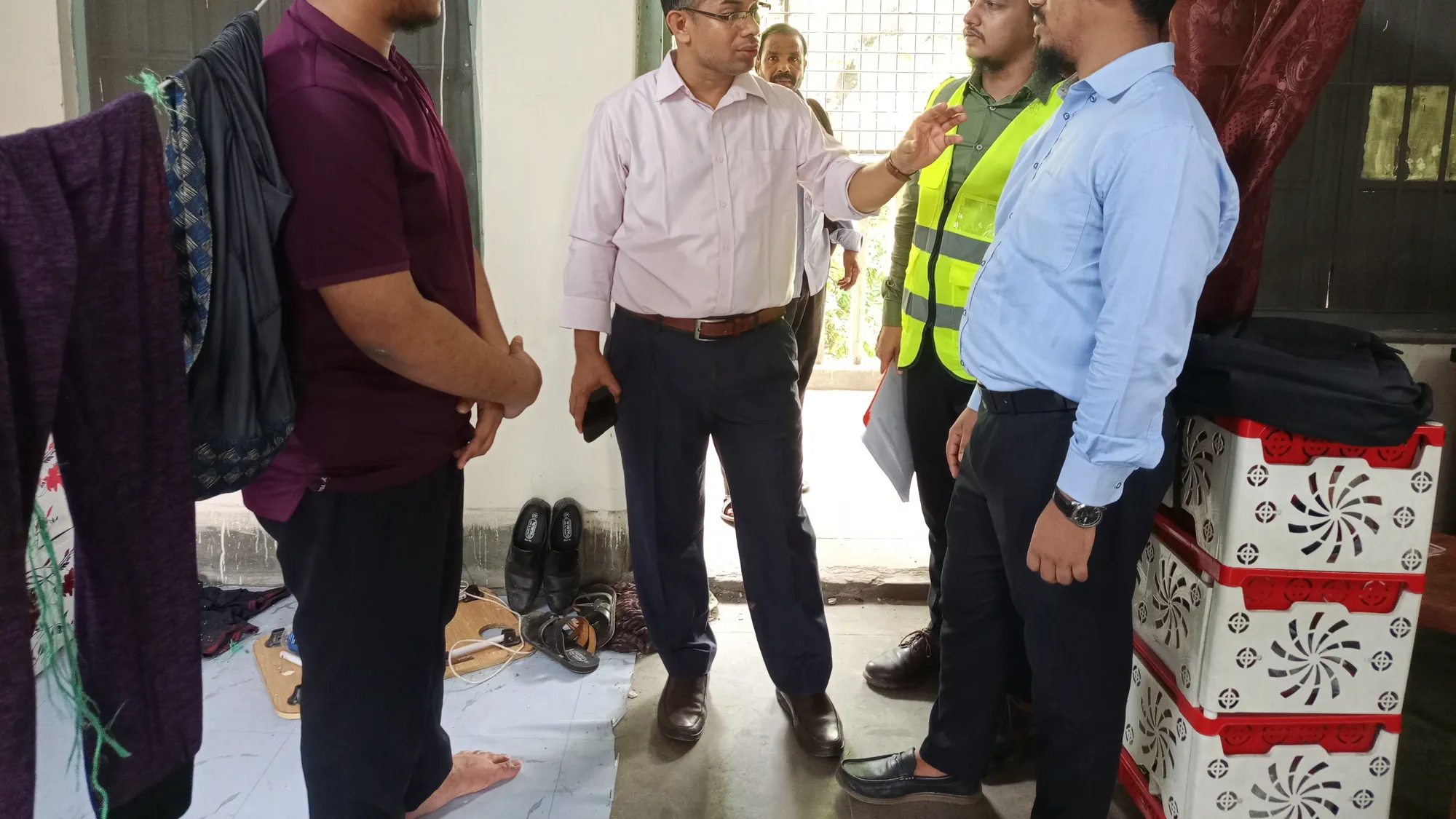 Site photo from the dhaka medical college reconstruction project, image 1.