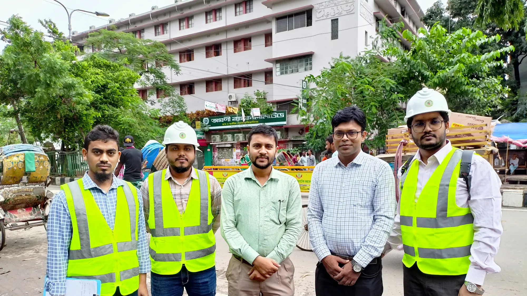 Site photo from the employees welfare board commercial building motijheel project, image 1.