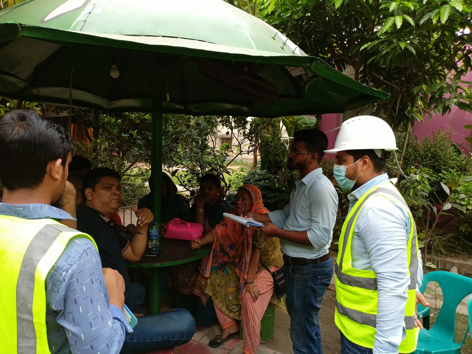 Site photo from the motijheel ideal zone residential buildings project, image 1.